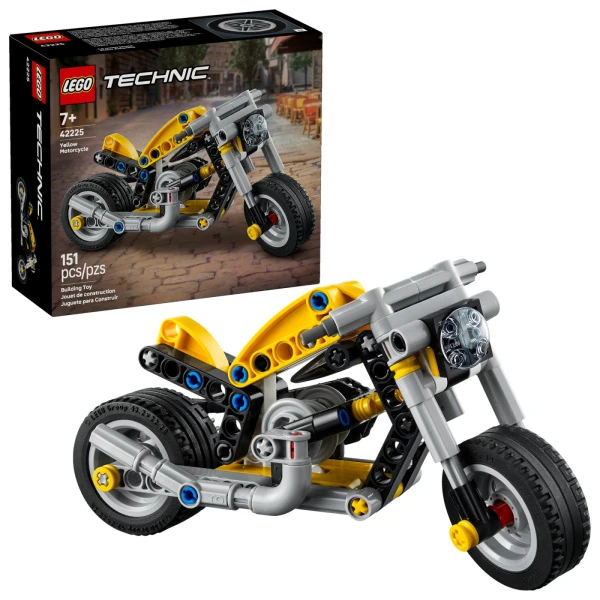 Technic 42225 Жёлтый мотоцикл