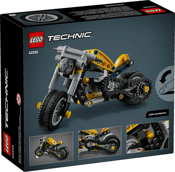 Technic 42225 Жёлтый мотоцикл
