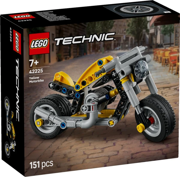 Technic 42225 Жёлтый мотоцикл