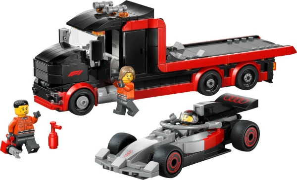 City 60493 Грузовик выставки F1 с болидом Audi F1