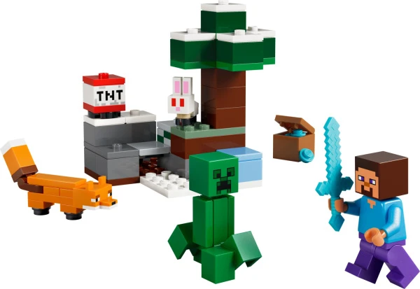 Minecraft 21583 Приключение Стива в тайге
