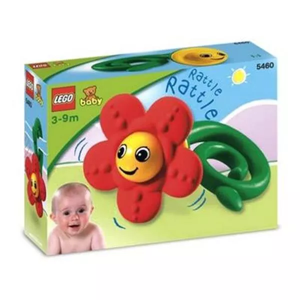 Baby 5460 Happy Flower Rattle & Teether