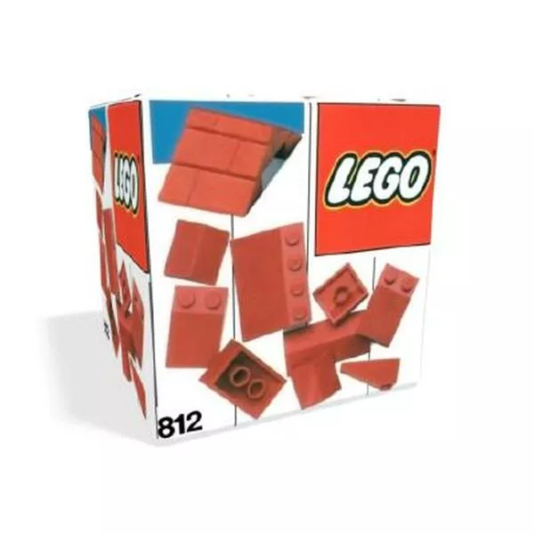 Basic 812 Red Roof Bricks, Shallow Pitch