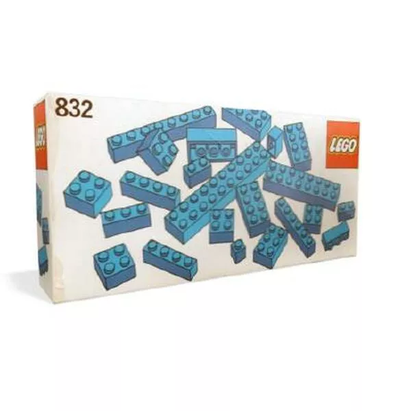 Basic 832 Blue Bricks Parts Pack
