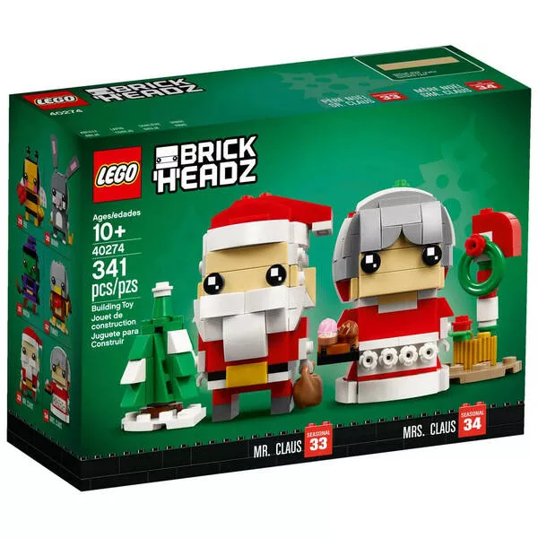 BrickHeadz 40274 Семья Деда Мороза