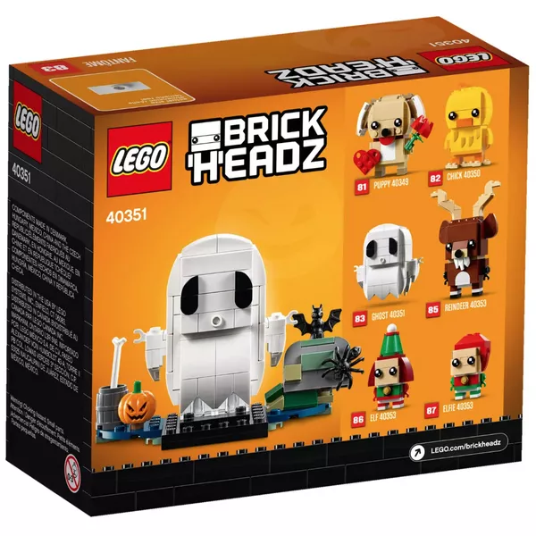 BrickHeadz 40351 Привидение на Хэллоуин (Фото 2)