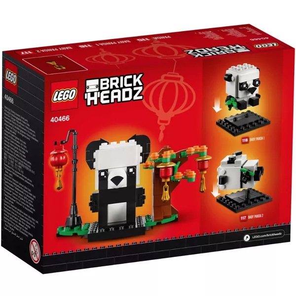 BrickHeadz 40466 Панды на китайский Новый год (Фото 2)
