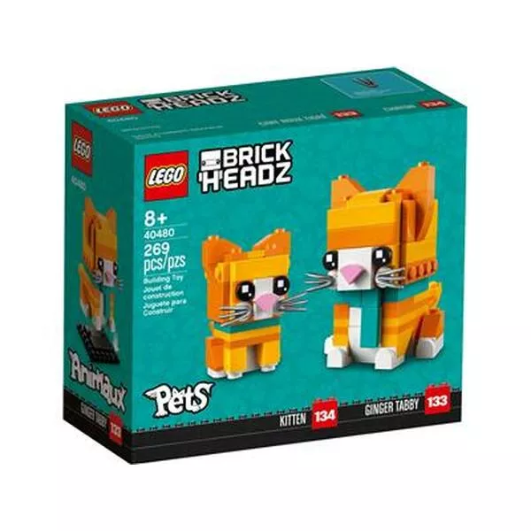 BrickHeadz 40480 Рыжий кот