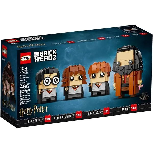 BrickHeadz 40495 Гарри, Гермиона, Рон и Хагрид