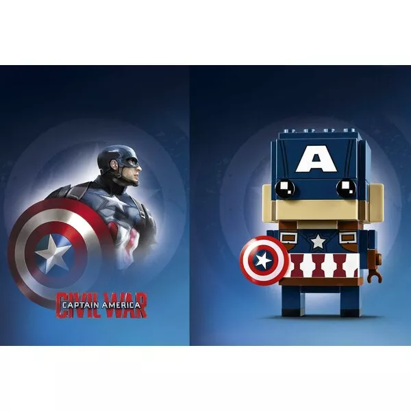 BrickHeadz 41589 Капитан Америка (Фото 3)