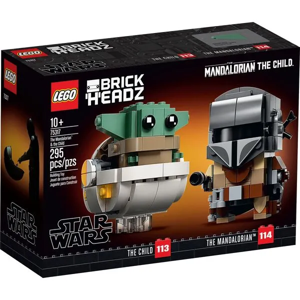 BrickHeadz 75317 Мандалорец и малыш