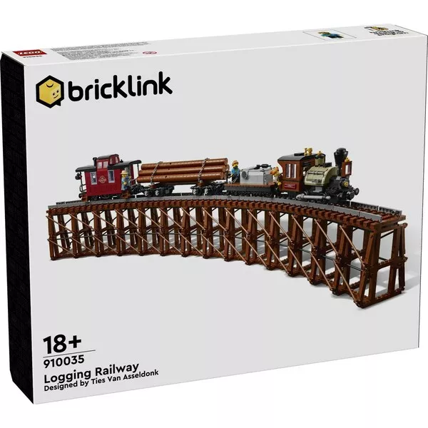 BrickLink 910035 Лесозаготовительная железная дорога