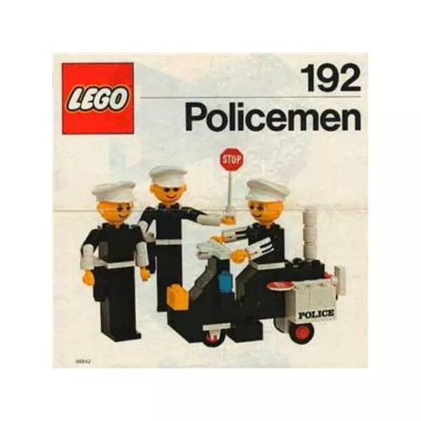Building Set with People 192 Policemen