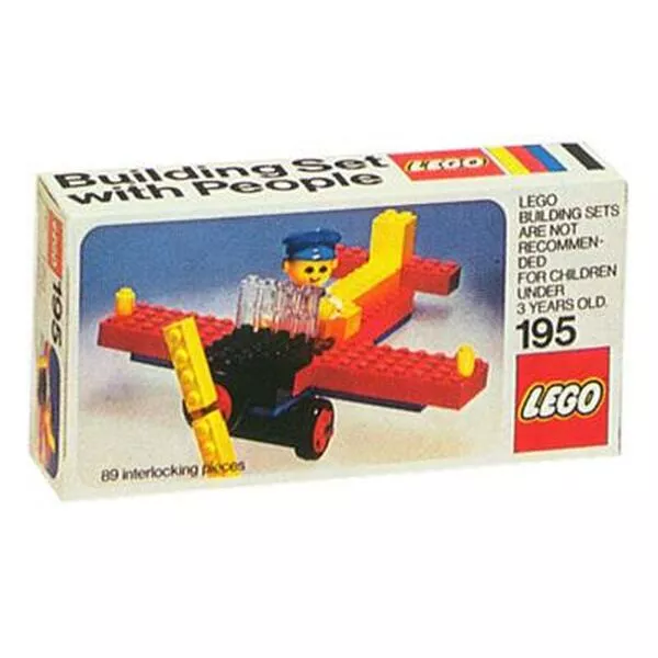 Building Set with People 195 Airplane