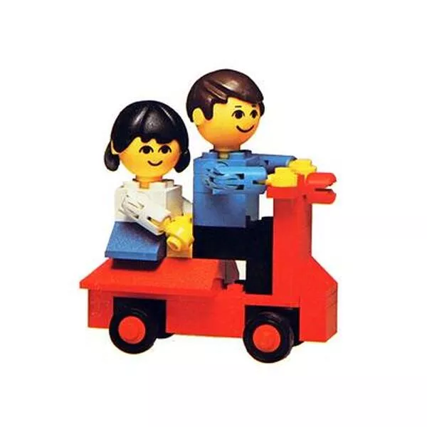 Building Set with People 199 Scooter