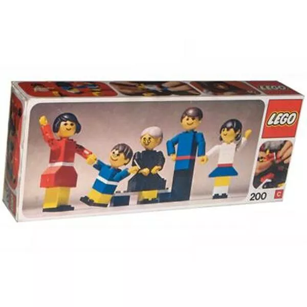 Building Set with People 200 Family