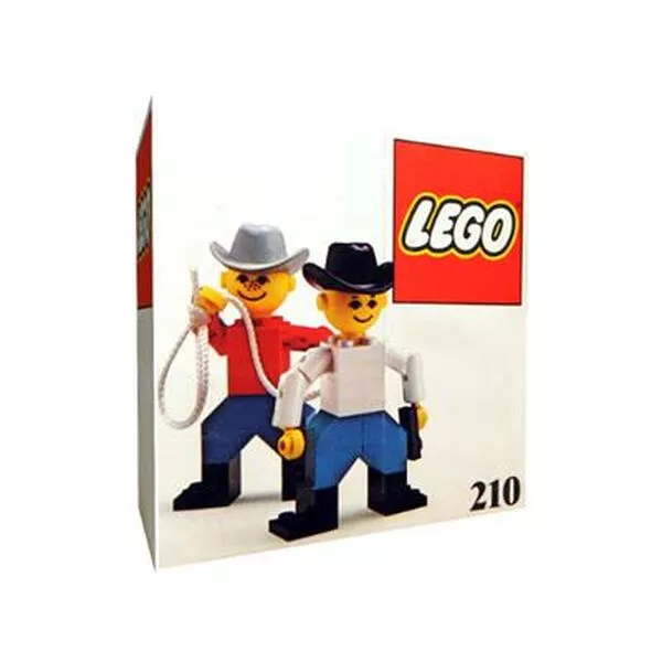 Building Set with People 210 Cowboys
