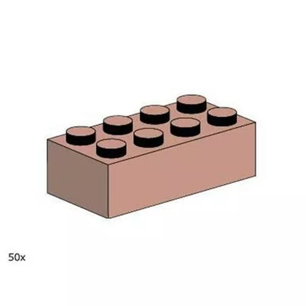 Bulk Bricks 10005 2x4 Sand Red Bricks
