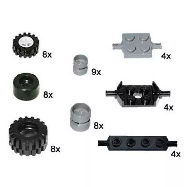 Bulk Bricks 10048 Small Wheels and Axles