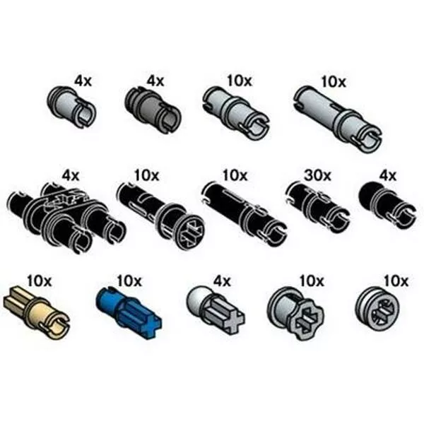 Bulk Bricks 10073 Technic Bushes