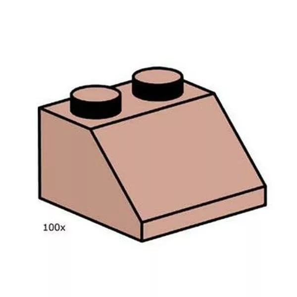 Bulk Bricks 10114 2x2 Sand Red Roof Tile