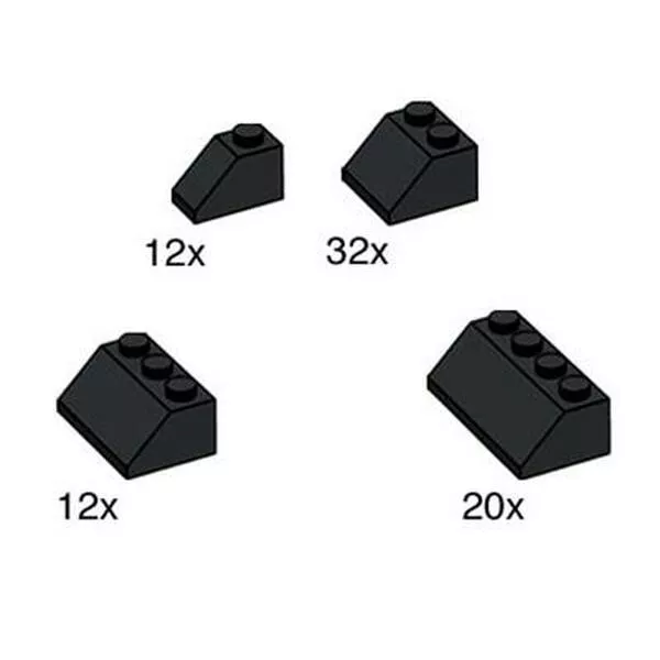 Bulk Bricks 10161 Black Roof Tiles