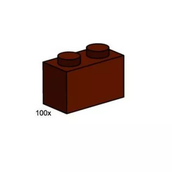 Bulk Bricks 3751 1x2 Brown Bricks