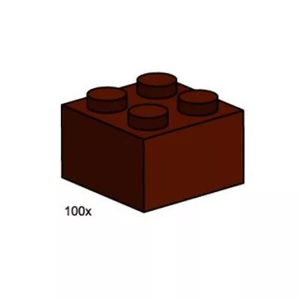 Bulk Bricks 3753 2x2 Brown Bricks
