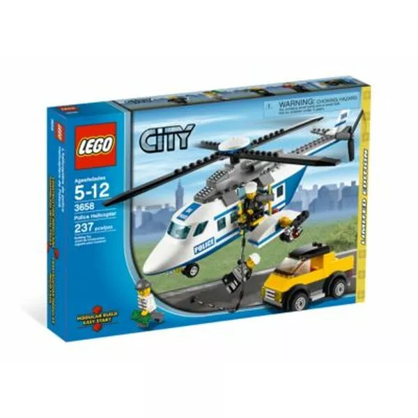 City 3658 Police Helicopter