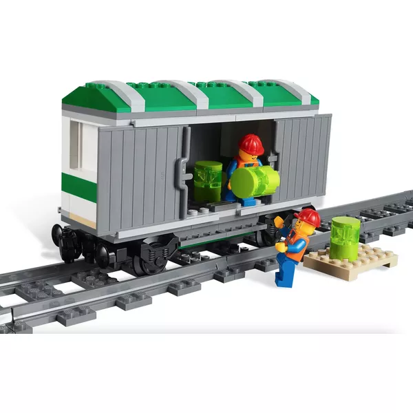 City 3677 Красный товарный поезд (Фото 4)