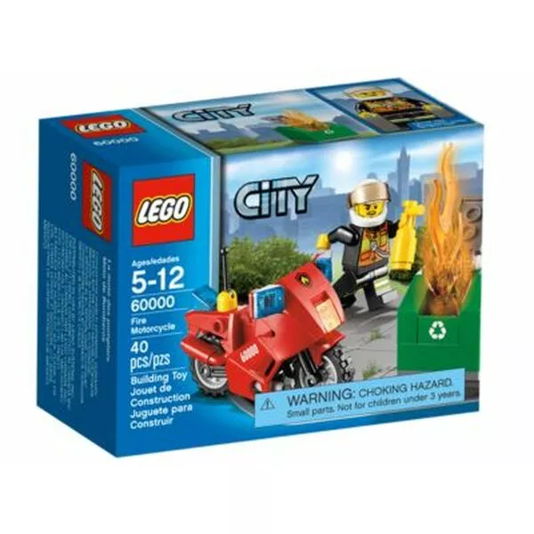 City 60000 Пожарный на мотоцикле