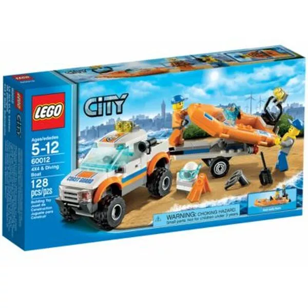 City 60012 Внедорожник и катер водолазов