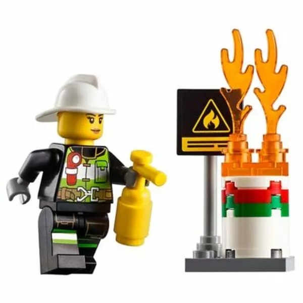 City 60107 Пожарный автомобиль с лестницей (Фото 4)