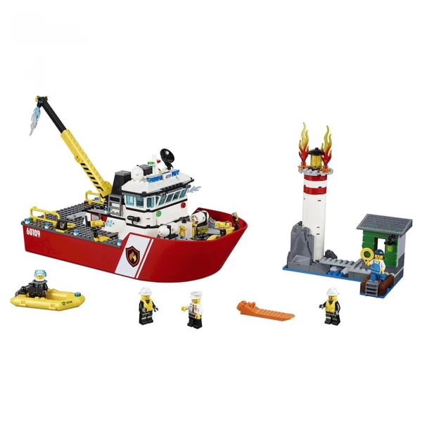 City 60109 Пожарный катер (Фото 10)