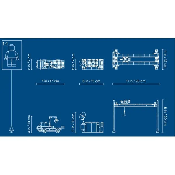 City 60229 Площадка для сборки и транспорт для перевозки ракеты (Фото 17)
