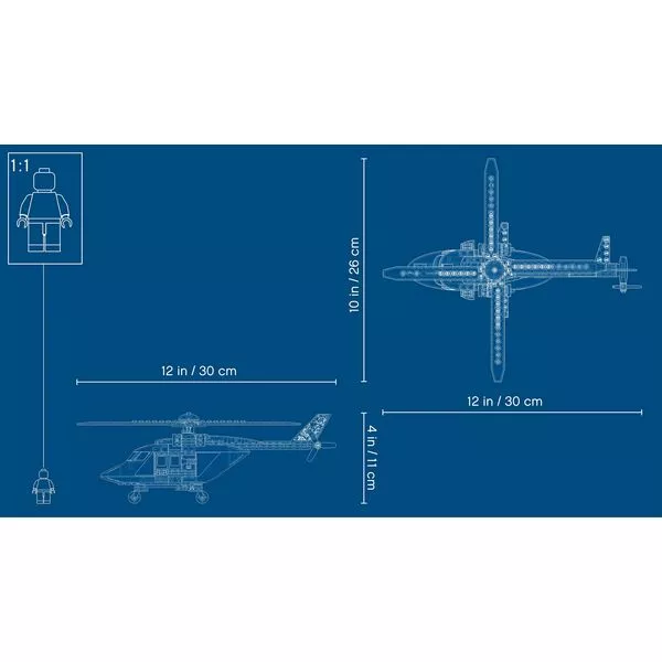 City 60243 Погоня на полицейском вертолёте (Фото 13)