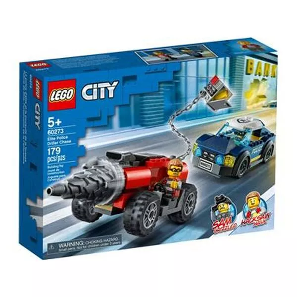 City 60273 Полицейская погоня за бурильщиком