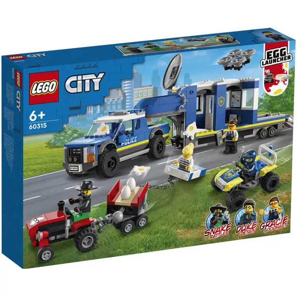 City 60315 Полицейский мобильный командный трейлер