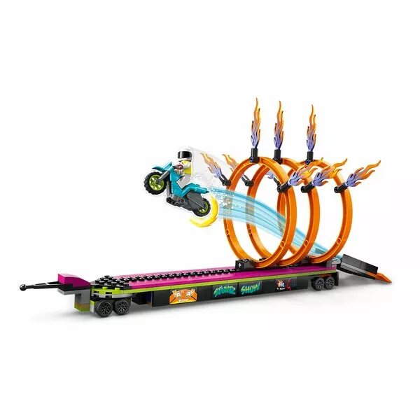 City 60357 Трюковый грузовик и огненное кольцо (Фото 8)