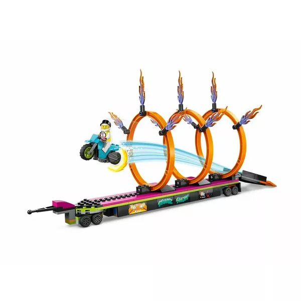 City 60357 Трюковый грузовик и огненное кольцо (Фото 7)