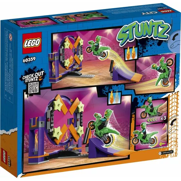 City 60359 Испытание каскадеров с трамплином и кольцом (Фото 2)