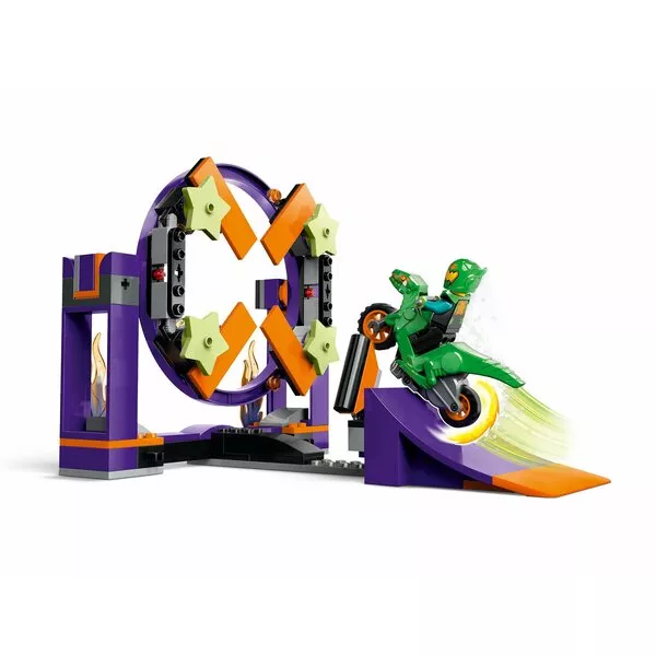 City 60359 Испытание каскадеров с трамплином и кольцом (Фото 7)