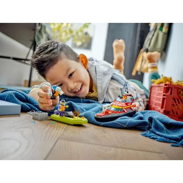 City 60373 Пожарно-спасательная лодка (Фото 3)