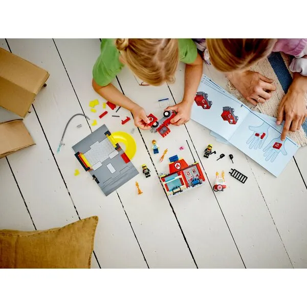 City 60375 Пожарная часть и пожарная машина (Фото 4)