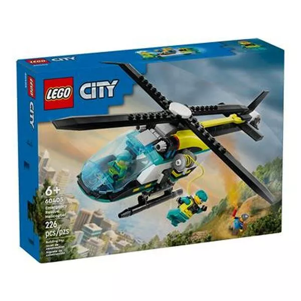 City 60405 Emergency Rescue Helicopter
