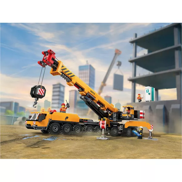 City 60409 Желтый передвижной строительный кран (Фото 3)