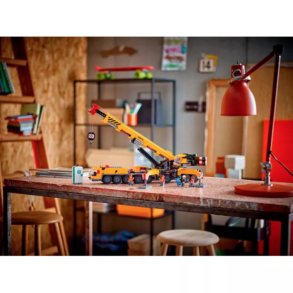 City 60409 Желтый передвижной строительный кран (Фото 12)