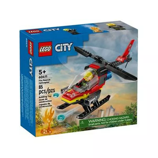 City 60411 Fire Rescue Helicopter