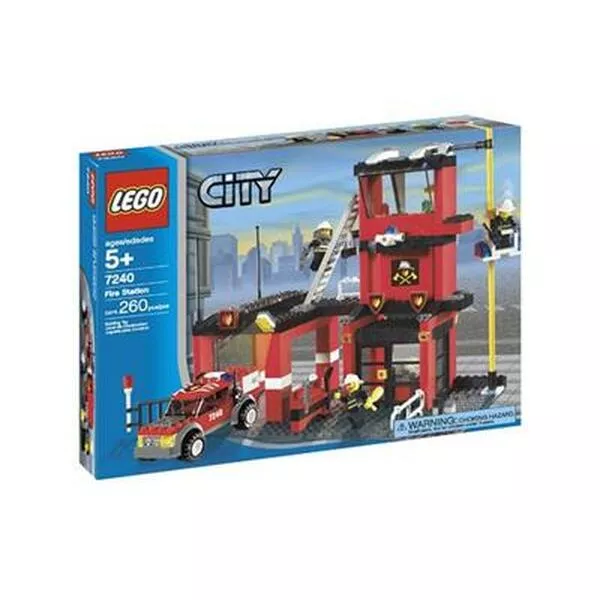 City 66107 City Fire Station & Base Plate Co-Pack