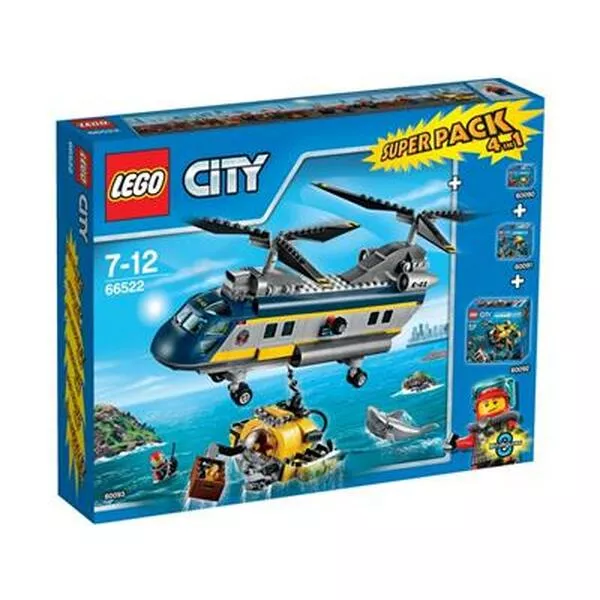 City 66522 Deep Sea Explorers Super Pack 4-in-1